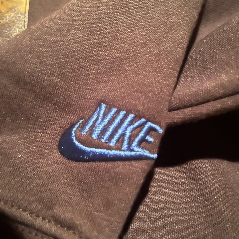 New Nike Athletics Swoosh High Hoodie Black Sz. Large - Picture 8 of 9